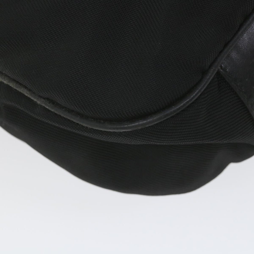 GUCCI Bamboo Shoulder Bag Canvas 2way Black 001 2123 1577 bs9929