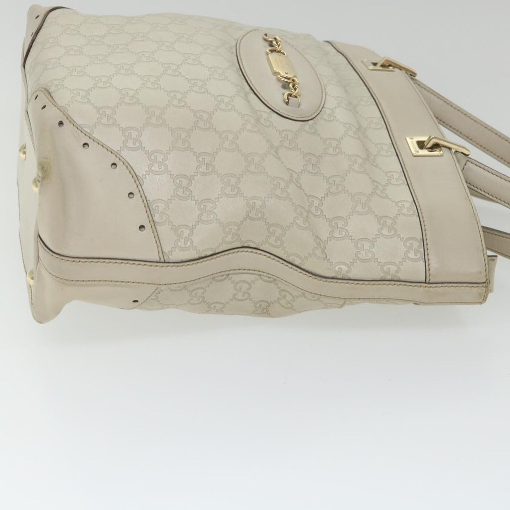 GUCCI GG Canvas Guccissima Shoulder Bag White 145984 bs9931