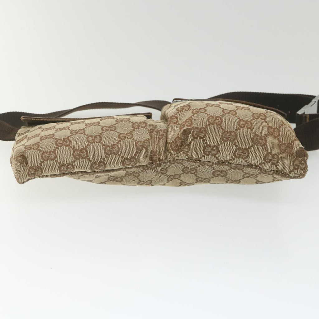 GUCCI GG Canvas Waist bag Beige 28566 bs9936