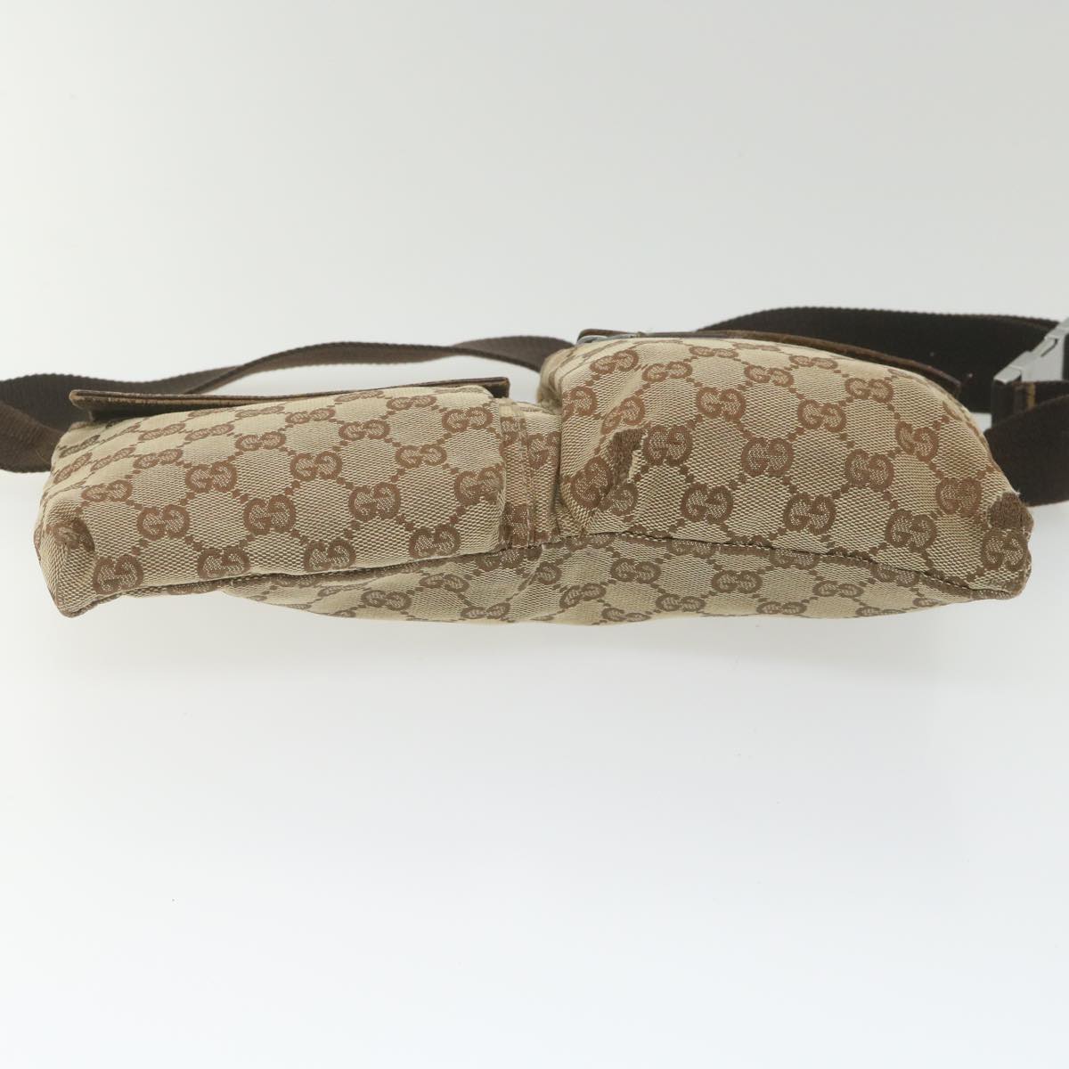 GUCCI GG Canvas Waist bag Beige 28566 bs9936