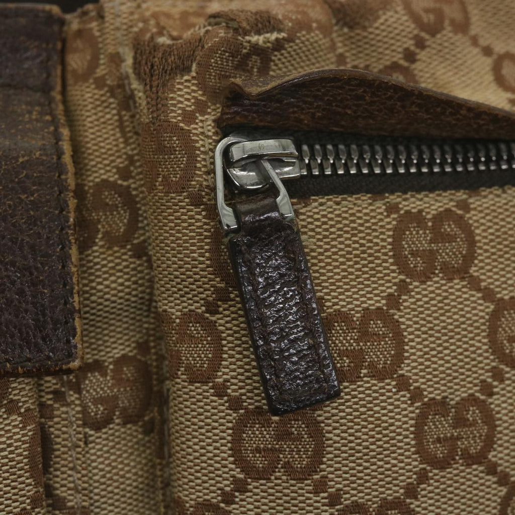 GUCCI GG Canvas Waist bag Beige 28566 bs9936