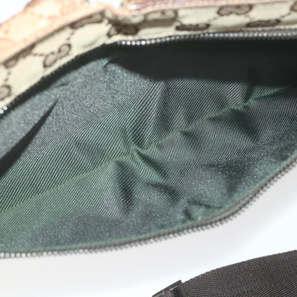 GUCCI GG Canvas Waist bag Beige 28566 bs9936
