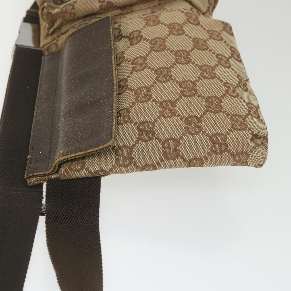 GUCCI GG Canvas Waist bag Beige 28566 bs9936