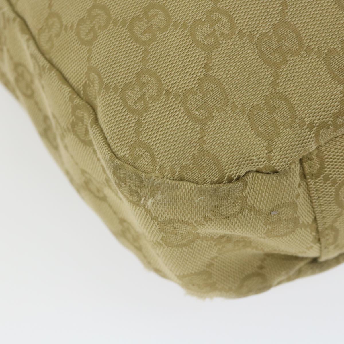 GUCCI GG Canvas Shoulder Bag Khaki 90762 bs9937