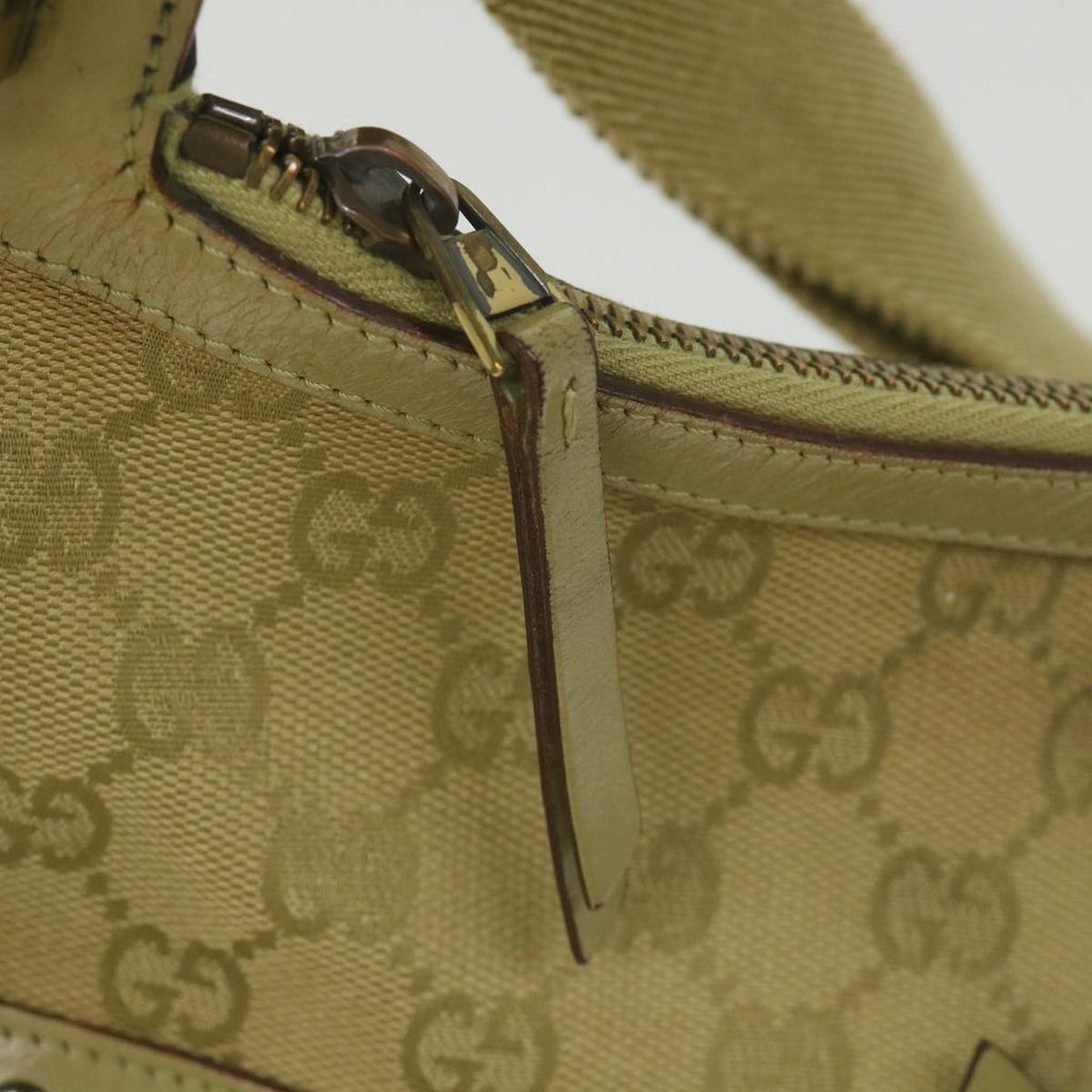 GUCCI GG Canvas Shoulder Bag Khaki 90762 bs9937