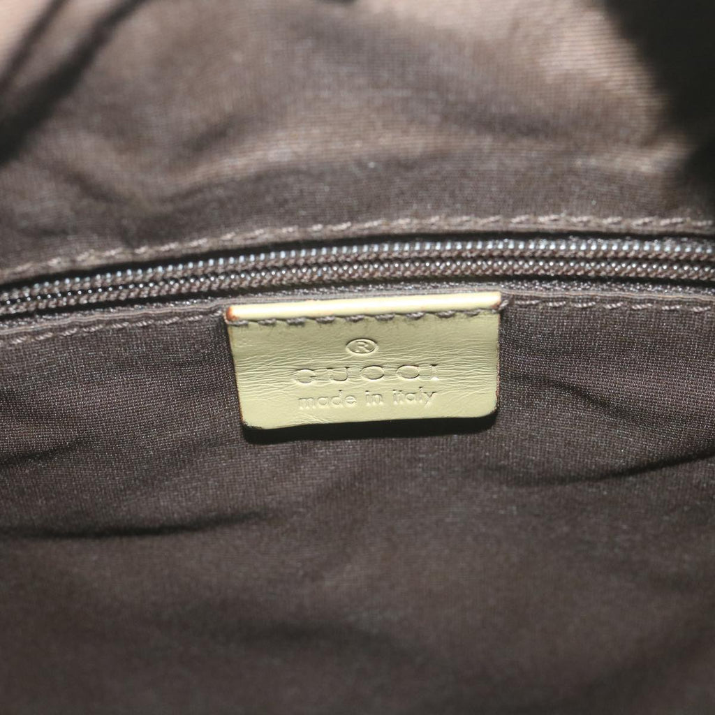 GUCCI GG Canvas Shoulder Bag Khaki 90762 bs9937