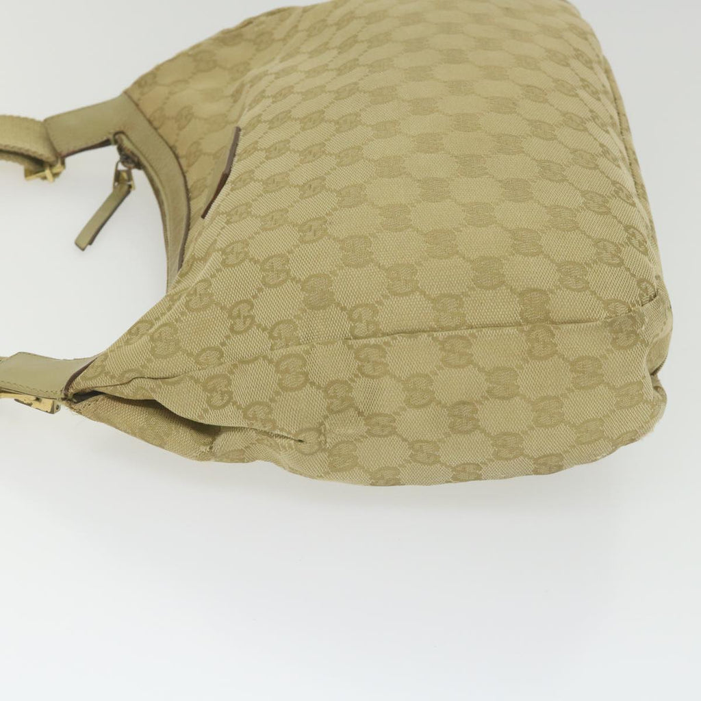 GUCCI GG Canvas Shoulder Bag Khaki 90762 bs9937