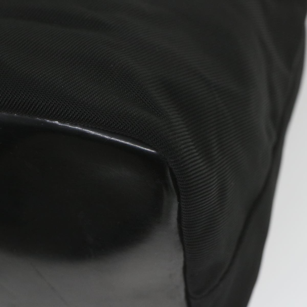 GUCCI Bamboo Shoulder Bag Nylon Black bs9975