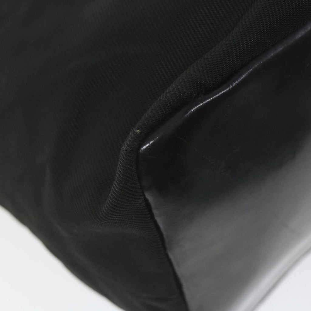 GUCCI Bamboo Shoulder Bag Nylon Black bs9975