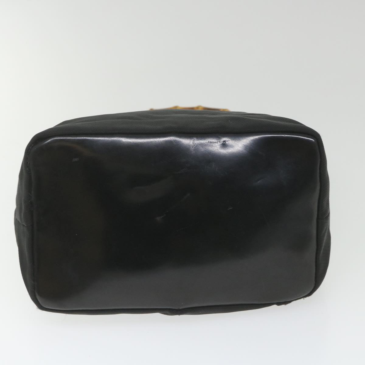 GUCCI Bamboo Shoulder Bag Nylon Black bs9975