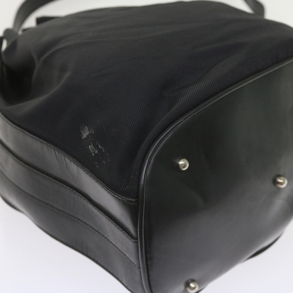 GUCCI Bamboo Shoulder Bag Nylon 2way Black bs9976