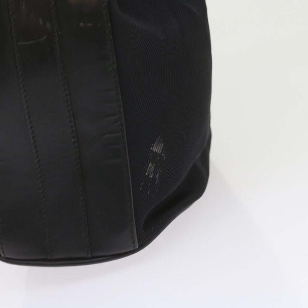 GUCCI Bamboo Shoulder Bag Nylon 2way Black bs9976
