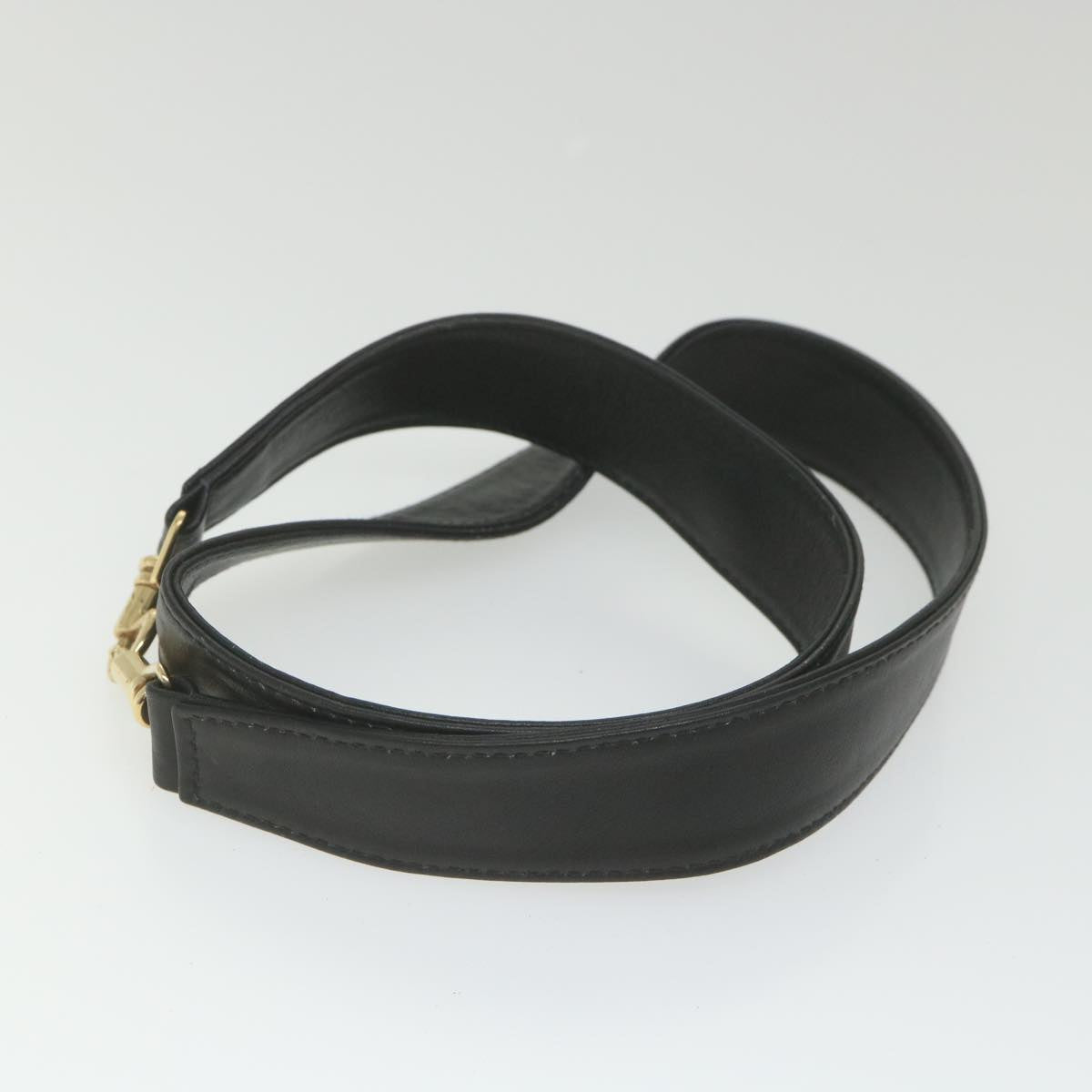 GUCCI Bamboo Shoulder Bag Leather 2way Black bs9978