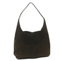 GUCCI Shoulder Bag Suede Brown bs9980