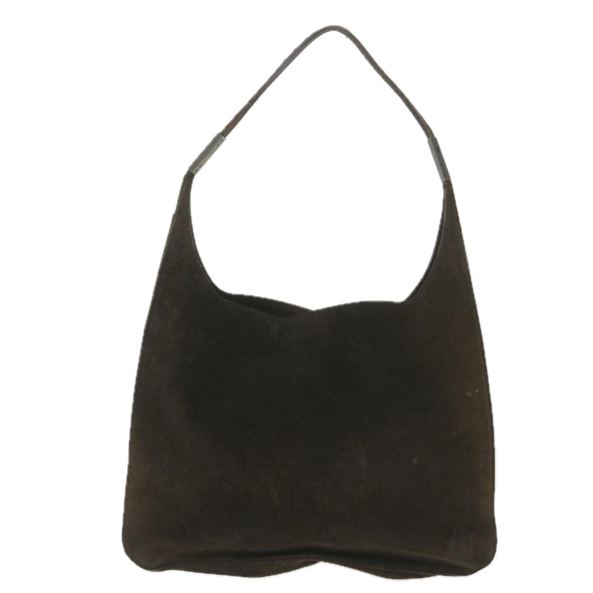 GUCCI Shoulder Bag Suede Brown bs9980
