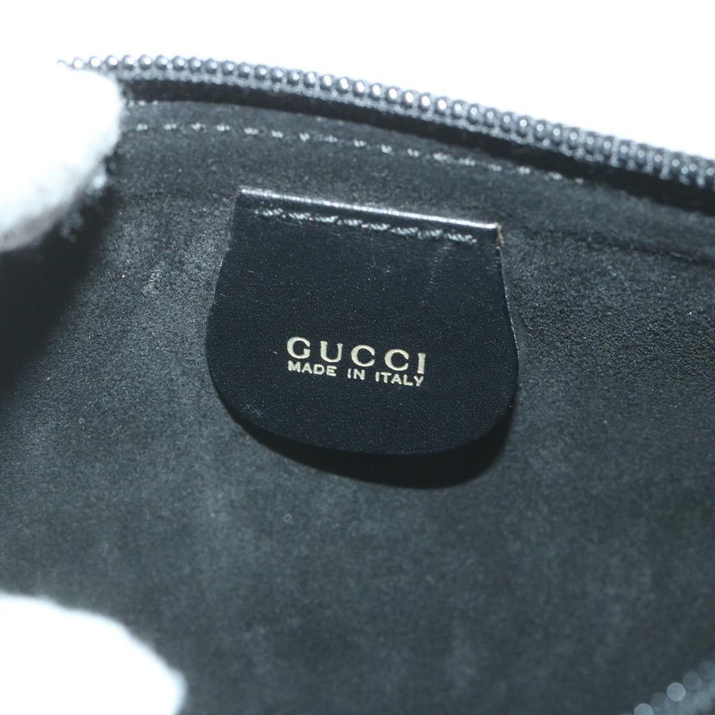 GUCCI Bamboo Shoulder Bag Leather Black 001 2058 1880 0 bs9981