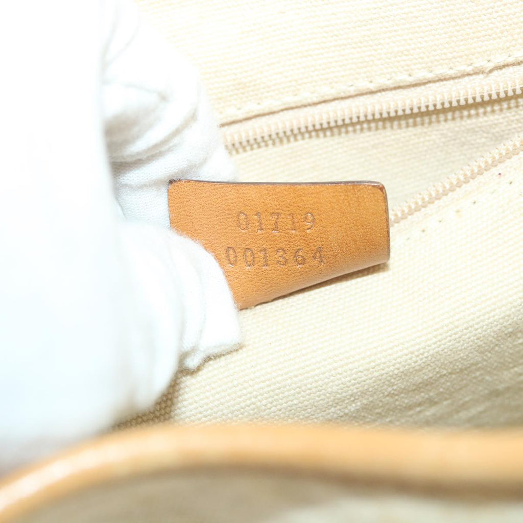 GUCCI Jackie Shoulder Bag Canvas Beige bs9990