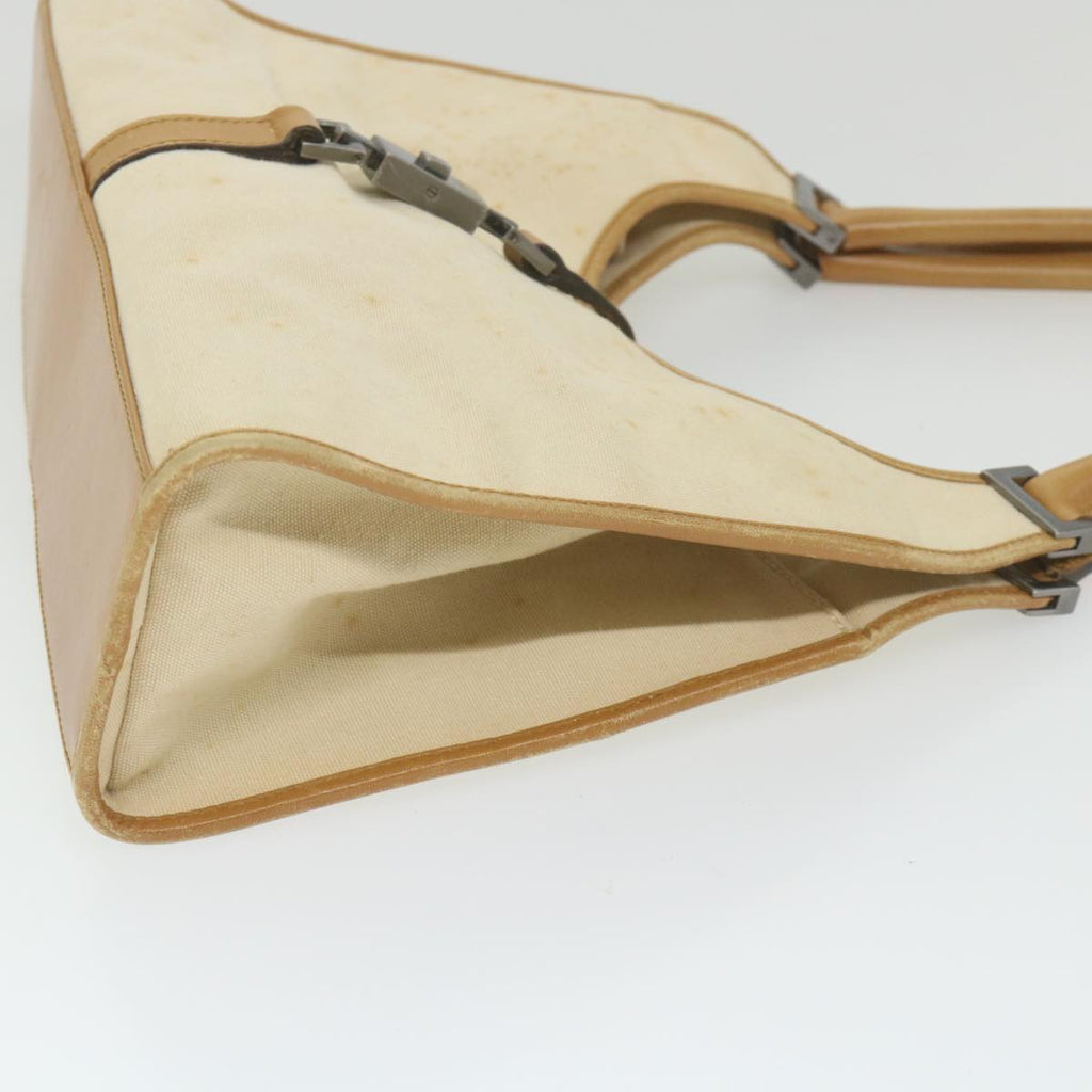 GUCCI Jackie Shoulder Bag Canvas Beige bs9990