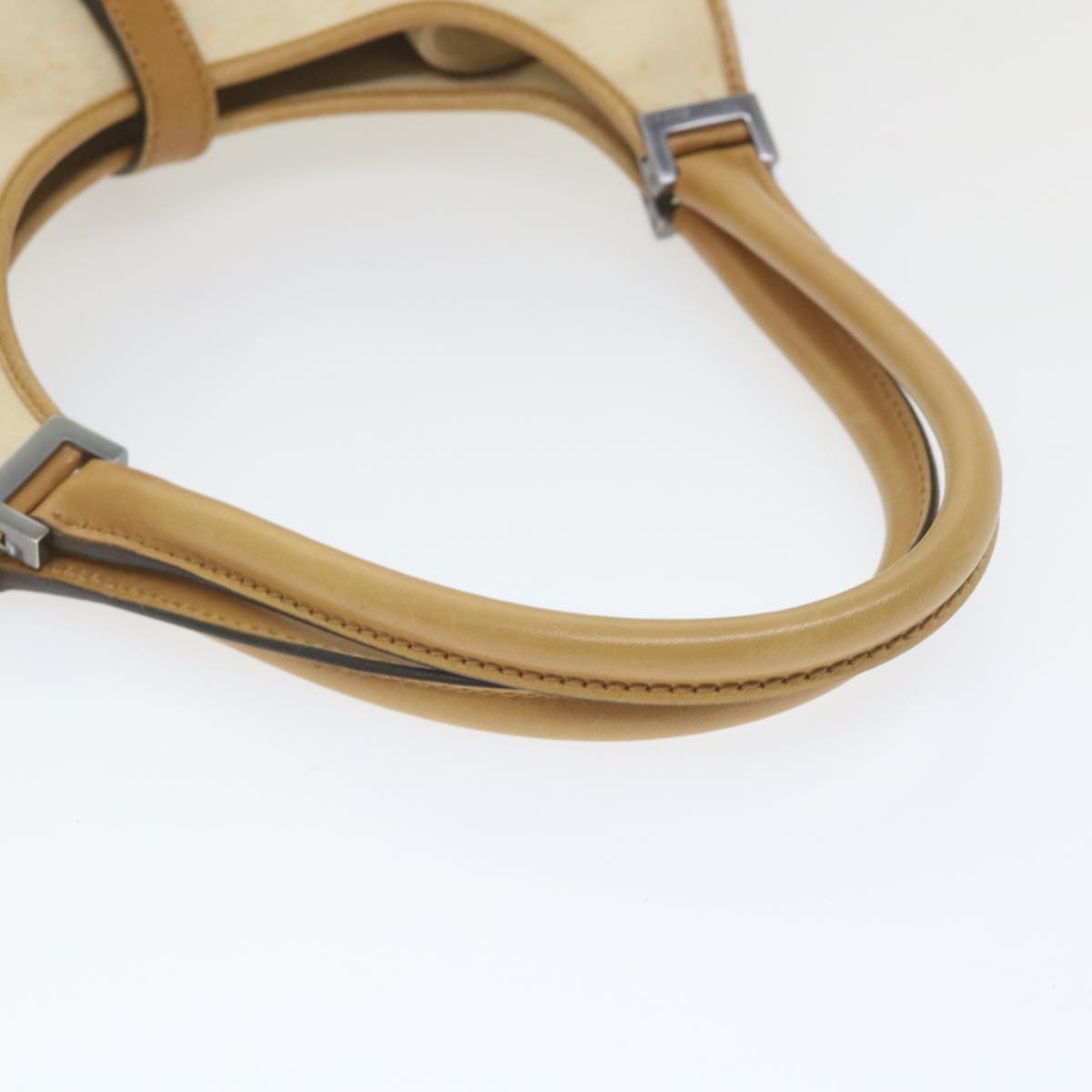 GUCCI Jackie Shoulder Bag Canvas Beige bs9990