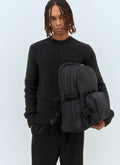 Burberry Men Check Jacquard Backpack