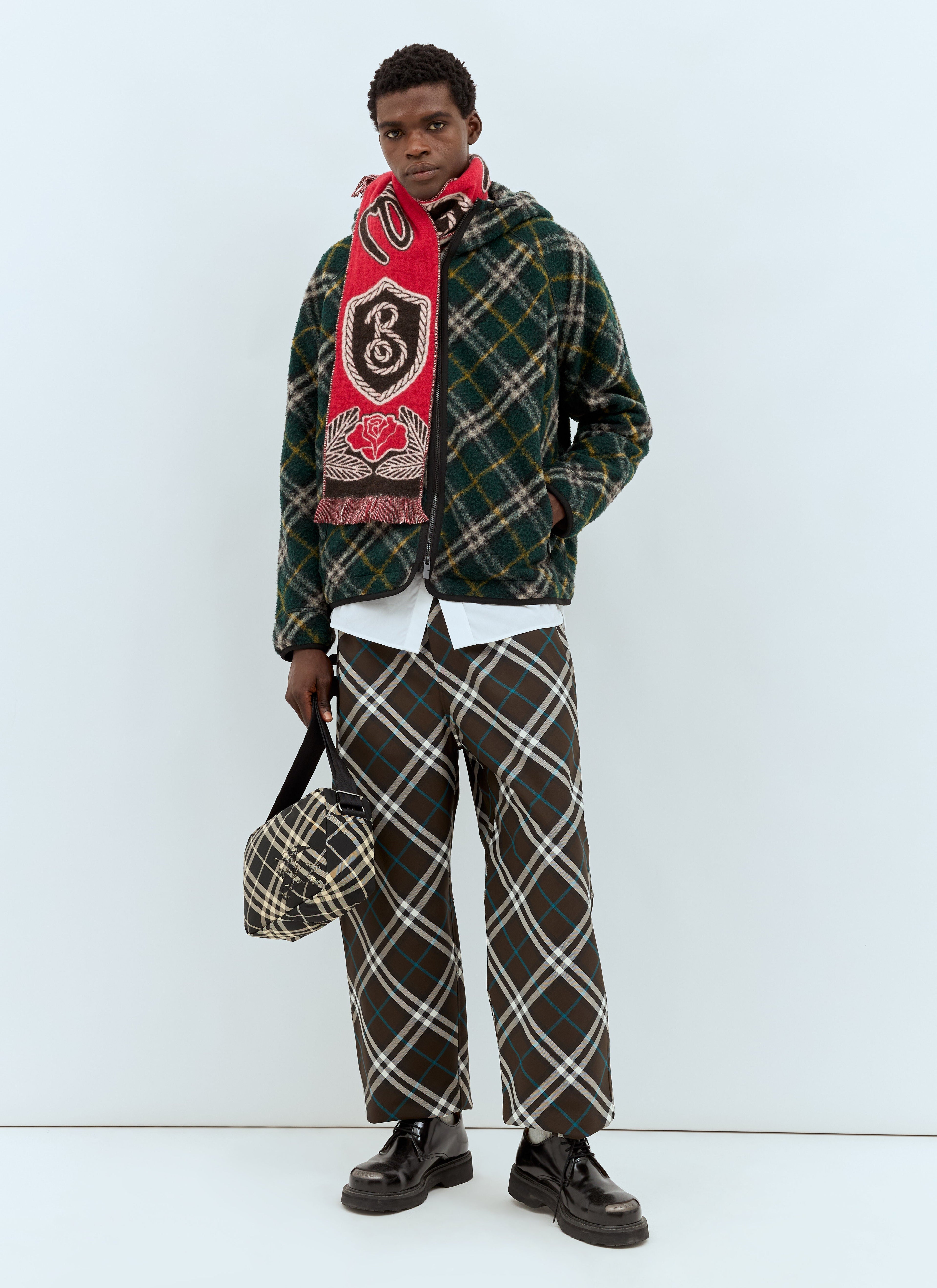 Burberry Men Check Crossbody Bag