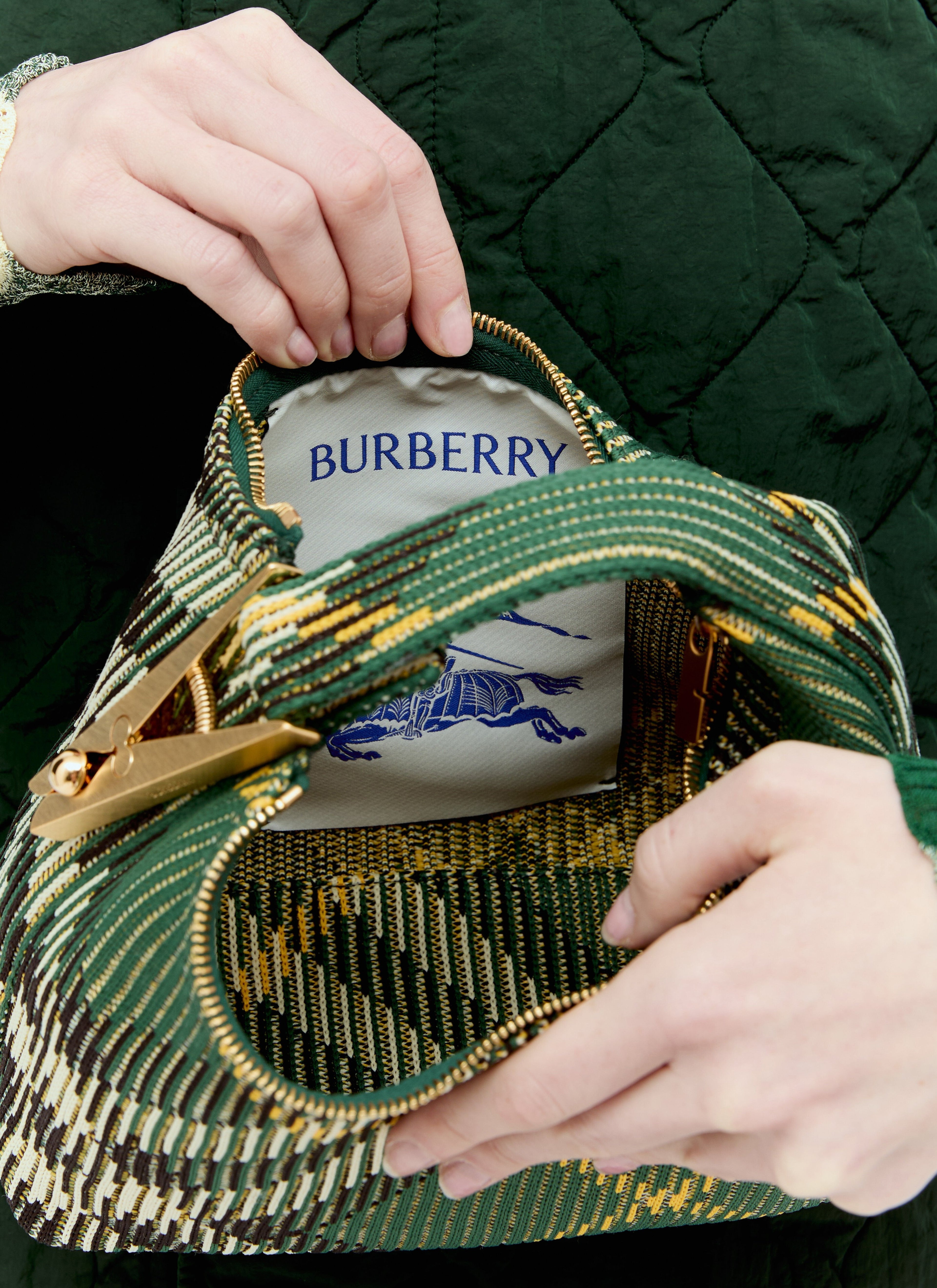 Burberry Women Mini Peg Duffle Handbag