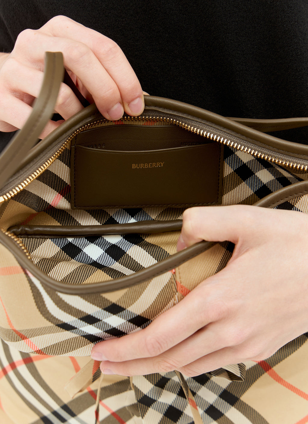 Burberry Women Check Mini Shoulder Bag