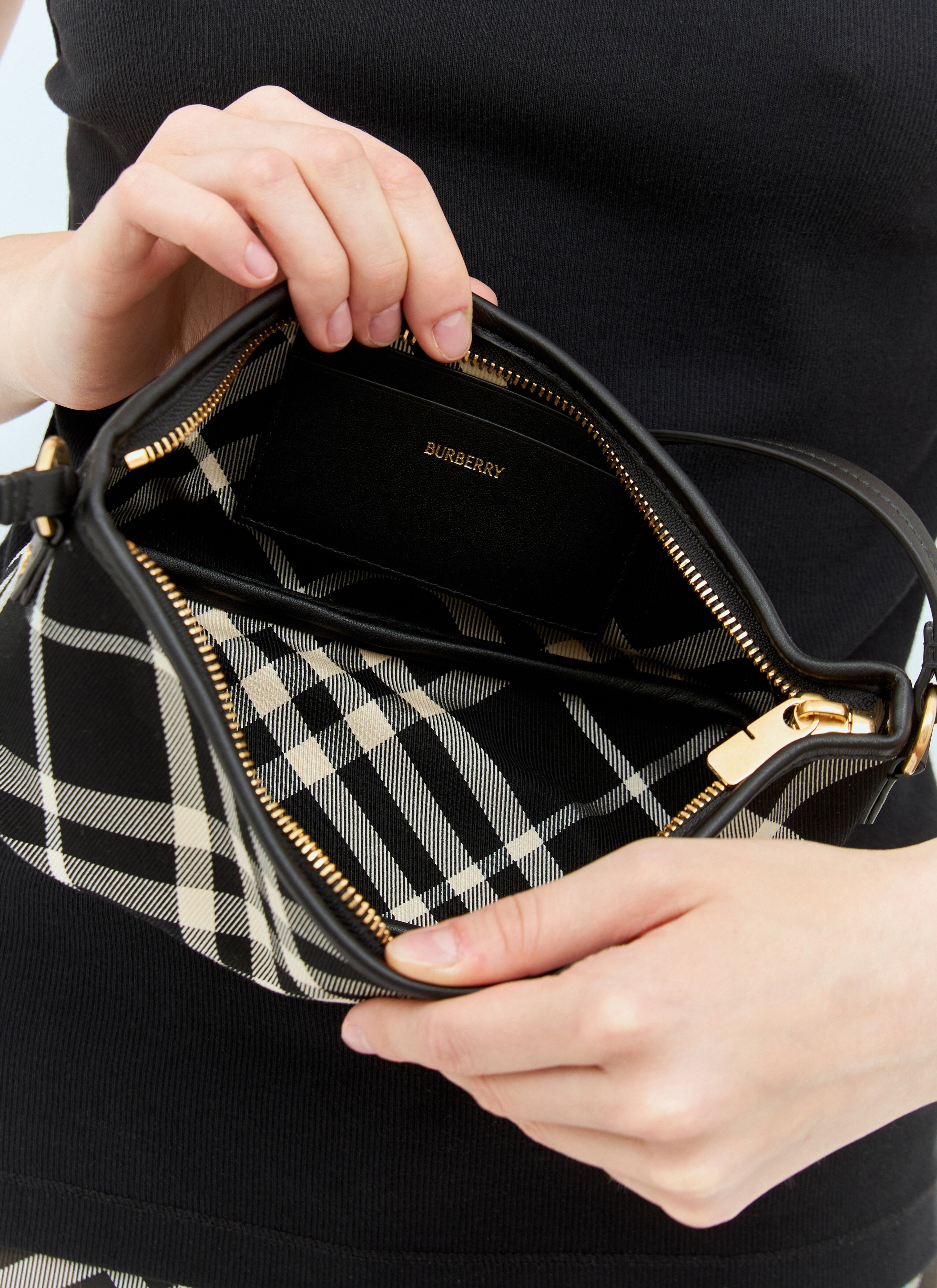Burberry Women Check Mini Shoulder Bag