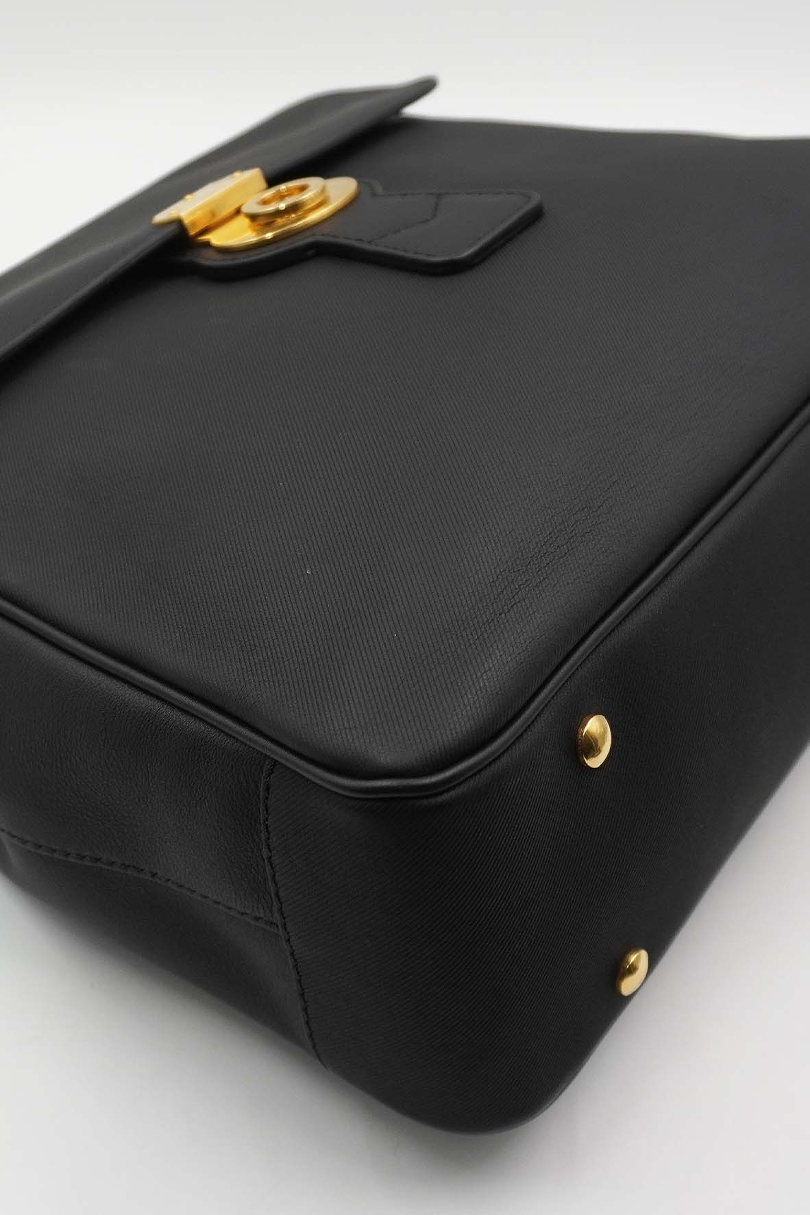 Large DK88 Top Handle Bag Black