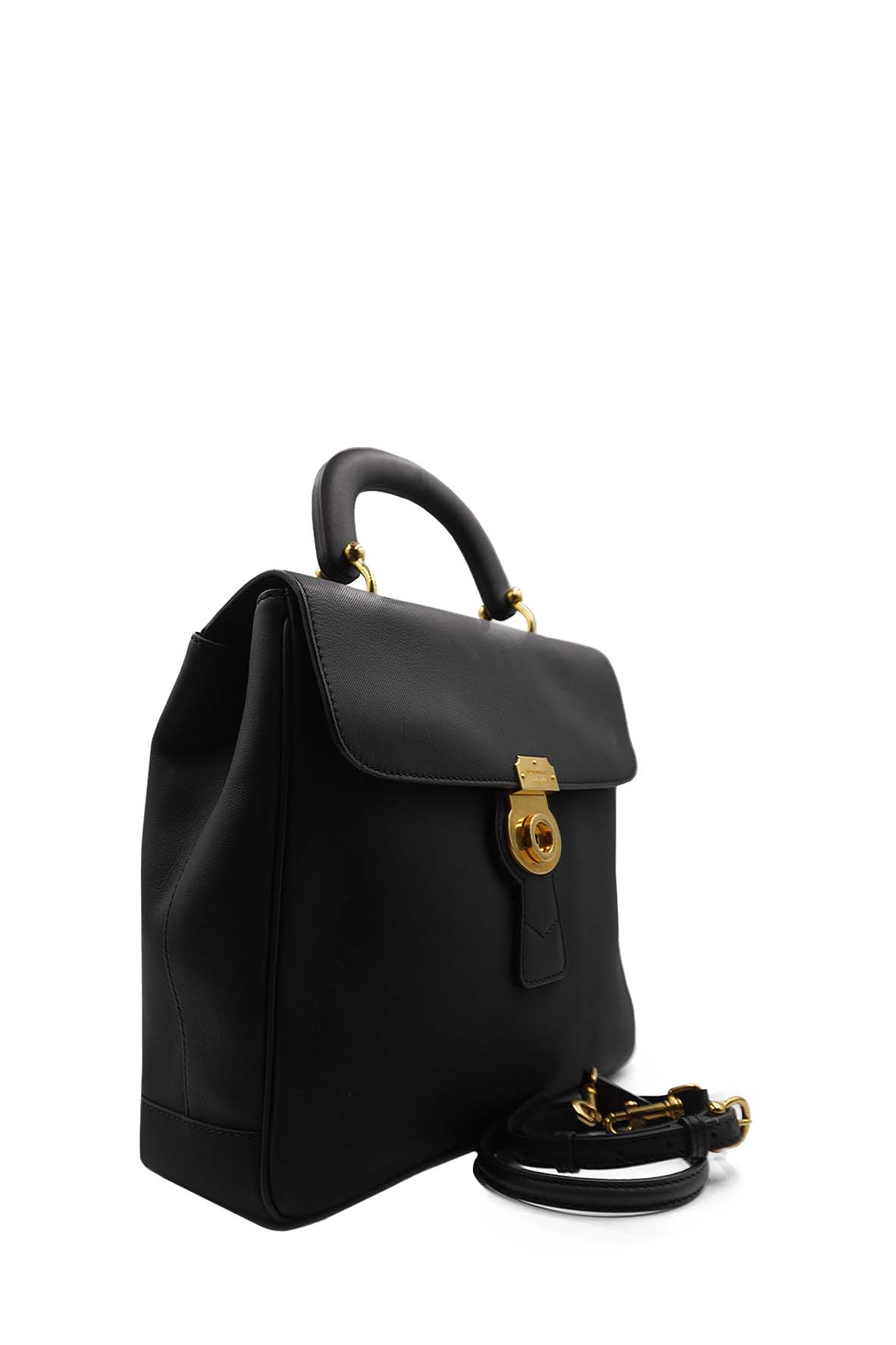 Large DK88 Top Handle Bag Black