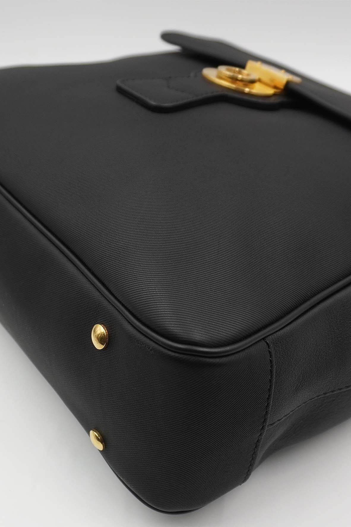 Large DK88 Top Handle Bag Black