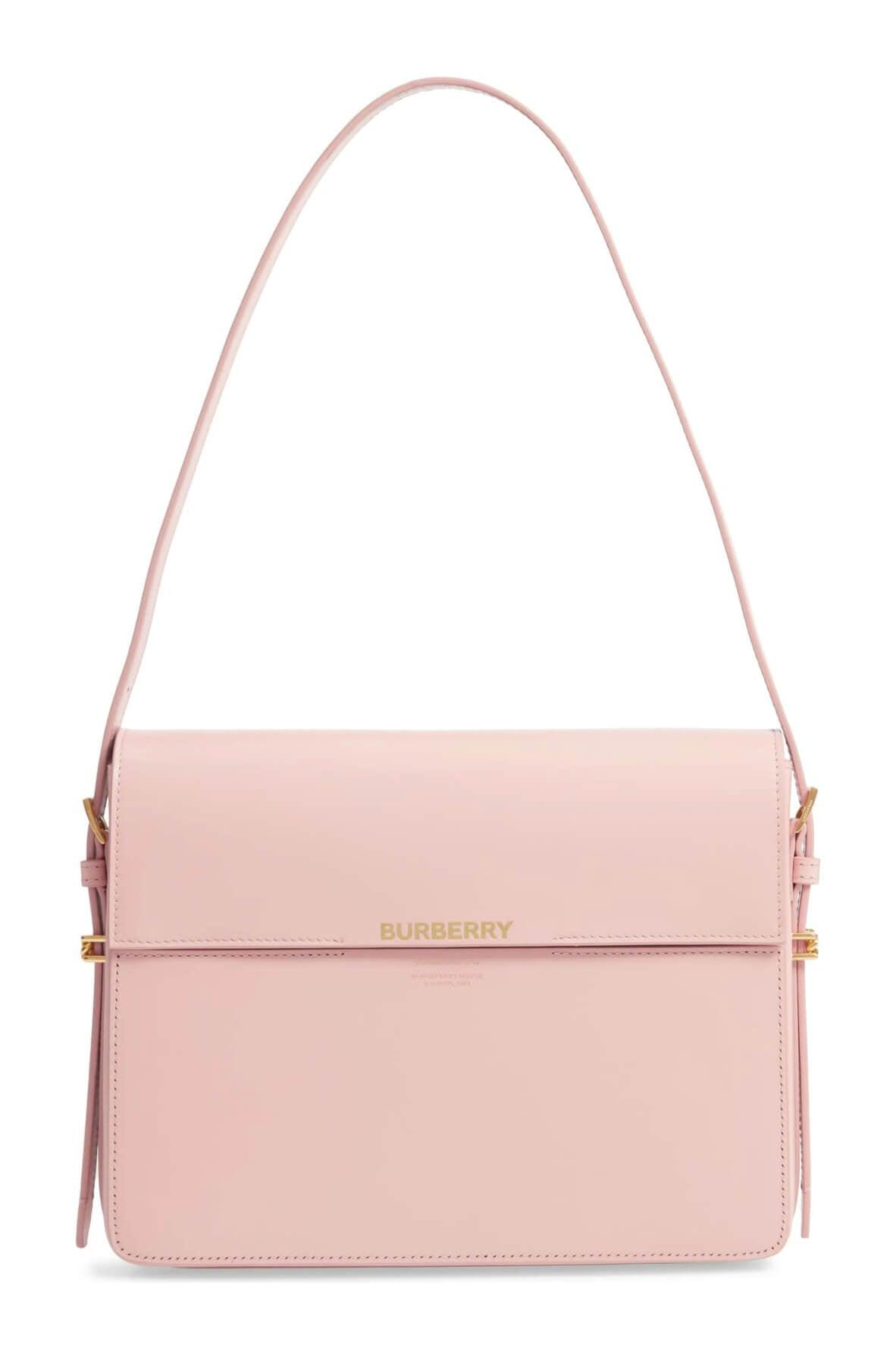 Large Leather Grace Bag Soft Blush