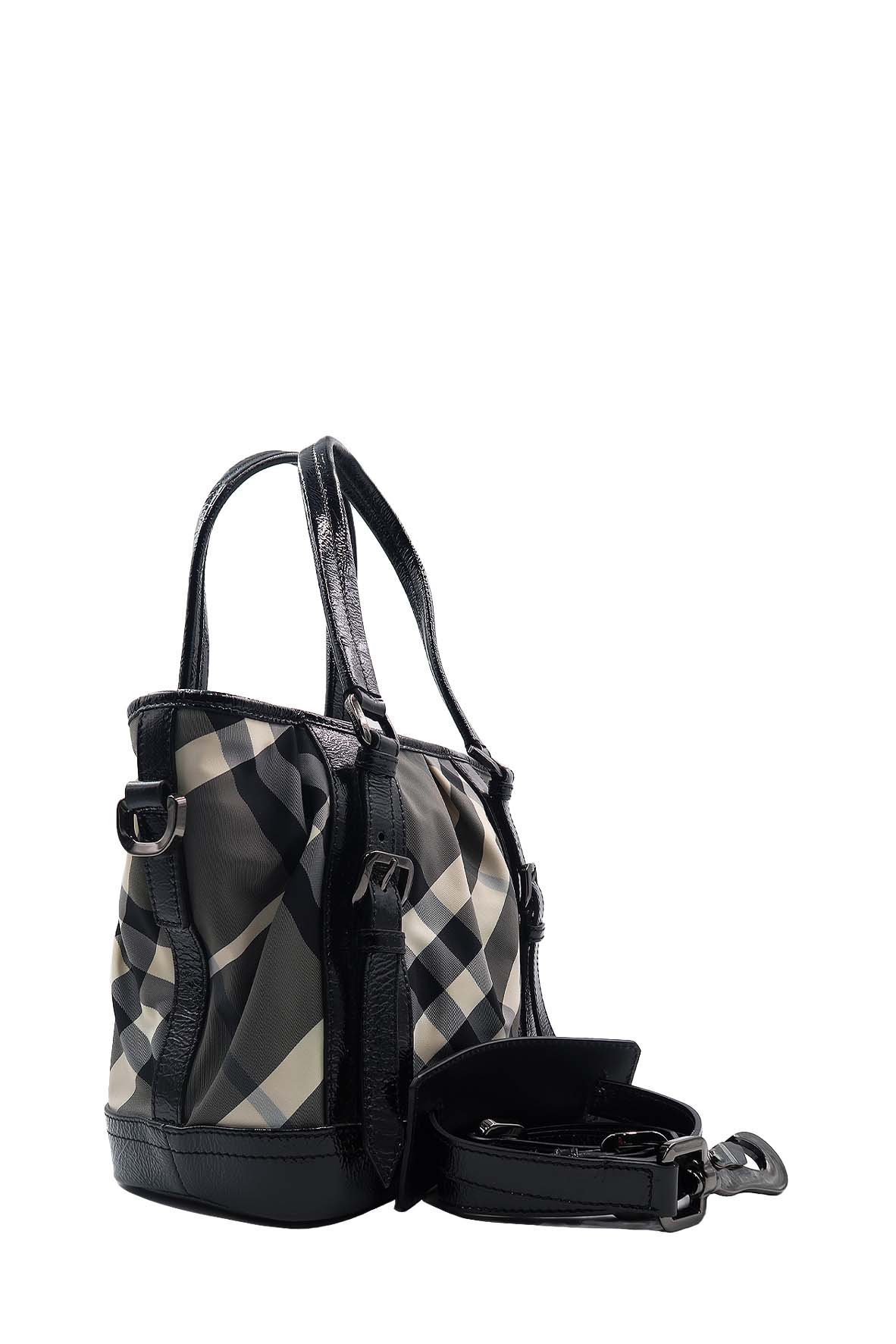 Lowry Beat Check Tote Black