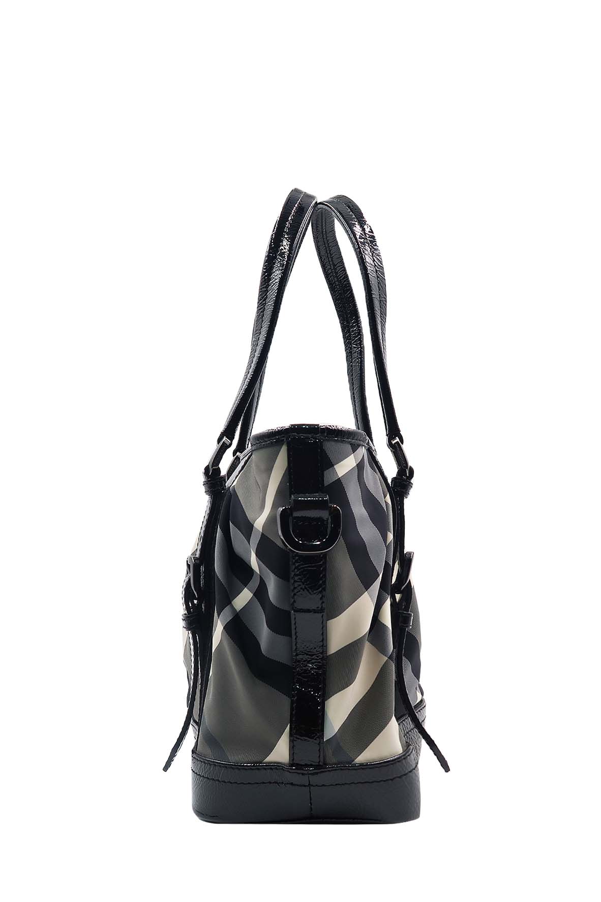 Lowry Beat Check Tote Black