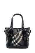 Lowry Beat Check Tote Black