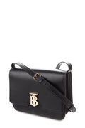 Medium Leather TB Bag Black