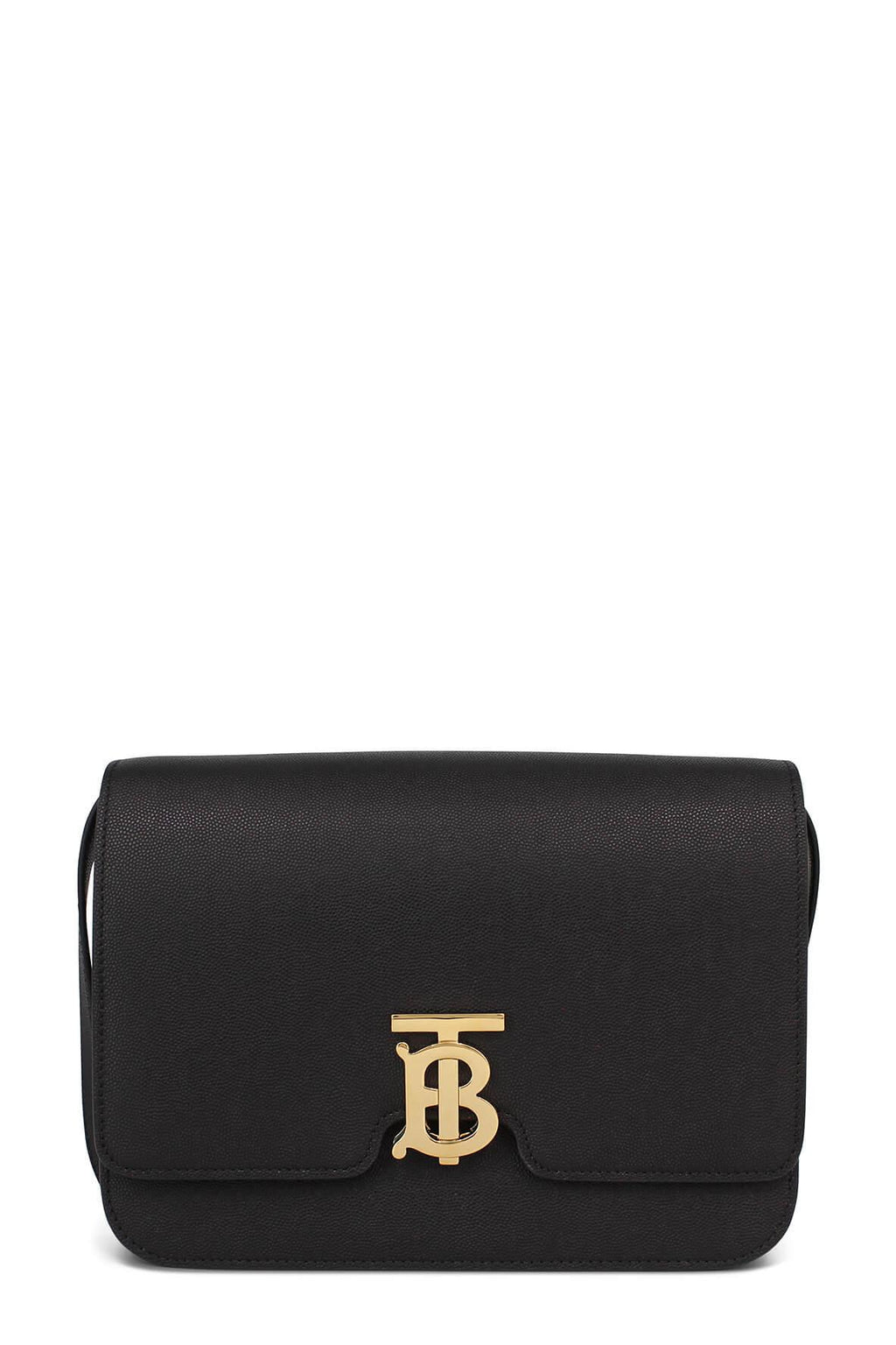 Medium TB Bag Black Pebbled