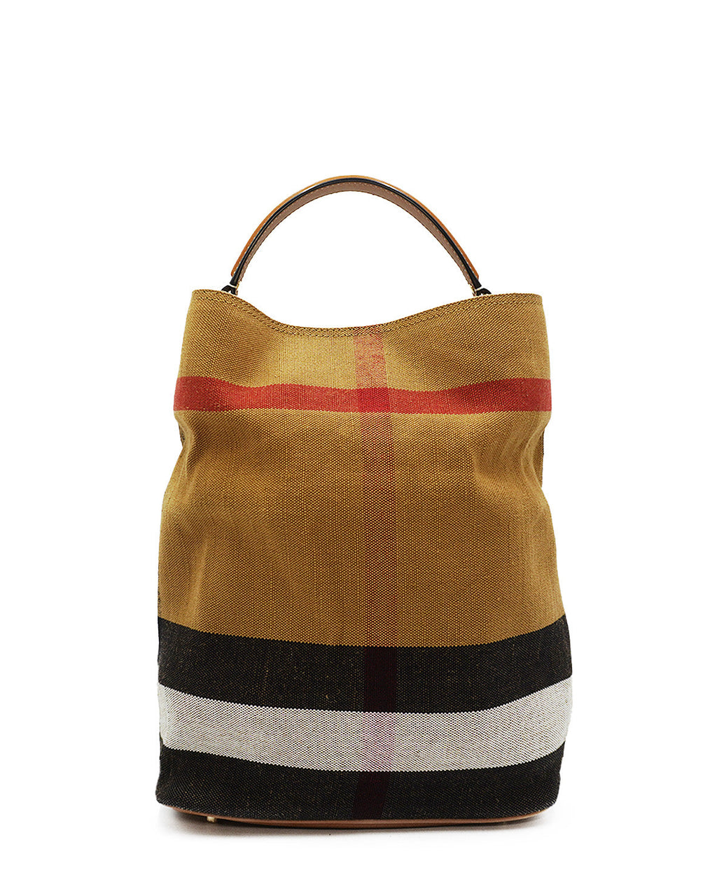 Medium Ashby Hobo Nova Check Canvas and Leather Multicolor