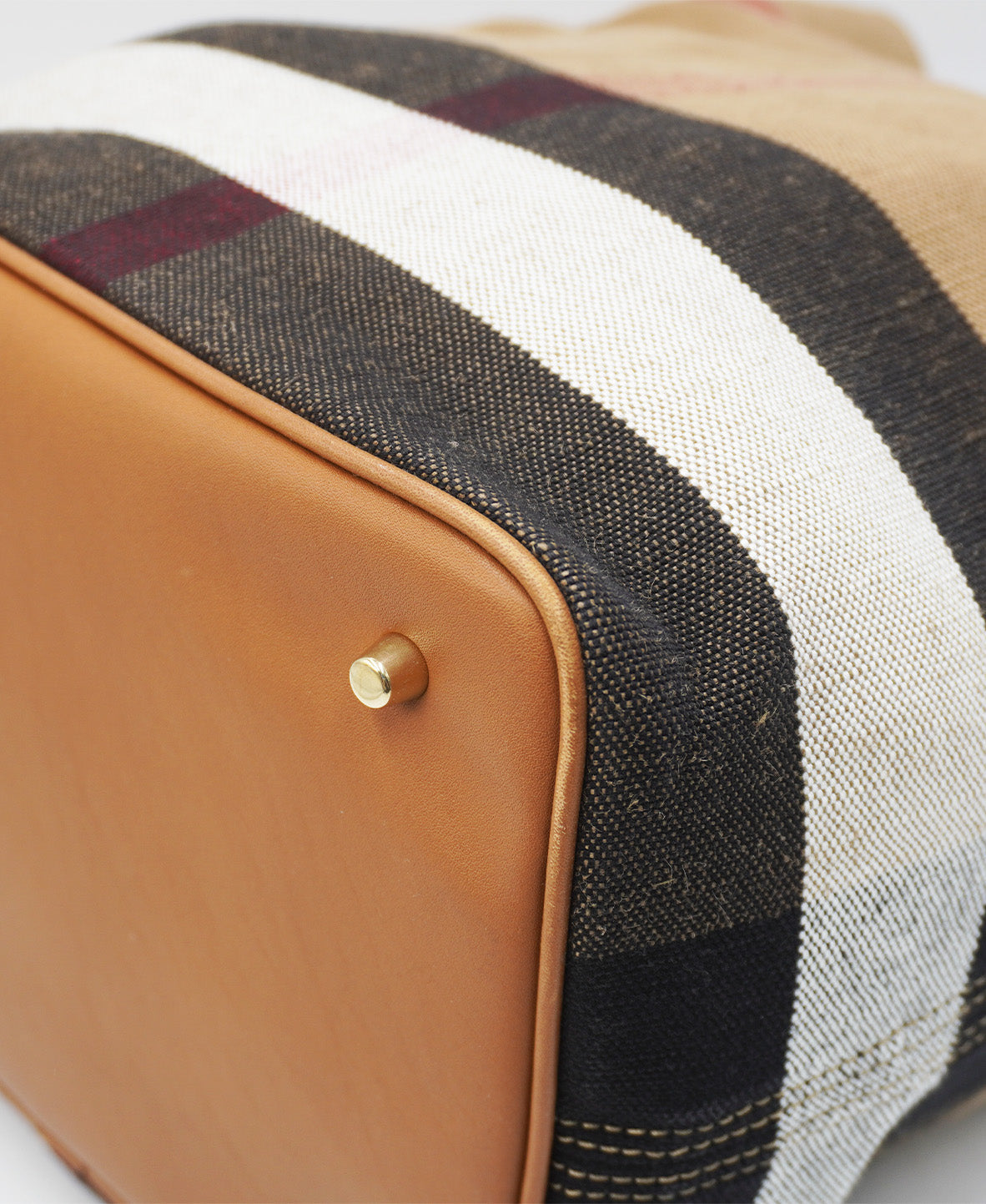 Medium Ashby Hobo Nova Check Canvas and Leather Multicolor