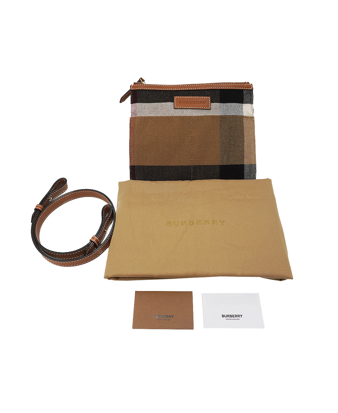 Medium Ashby Hobo Nova Check Canvas and Leather Multicolor