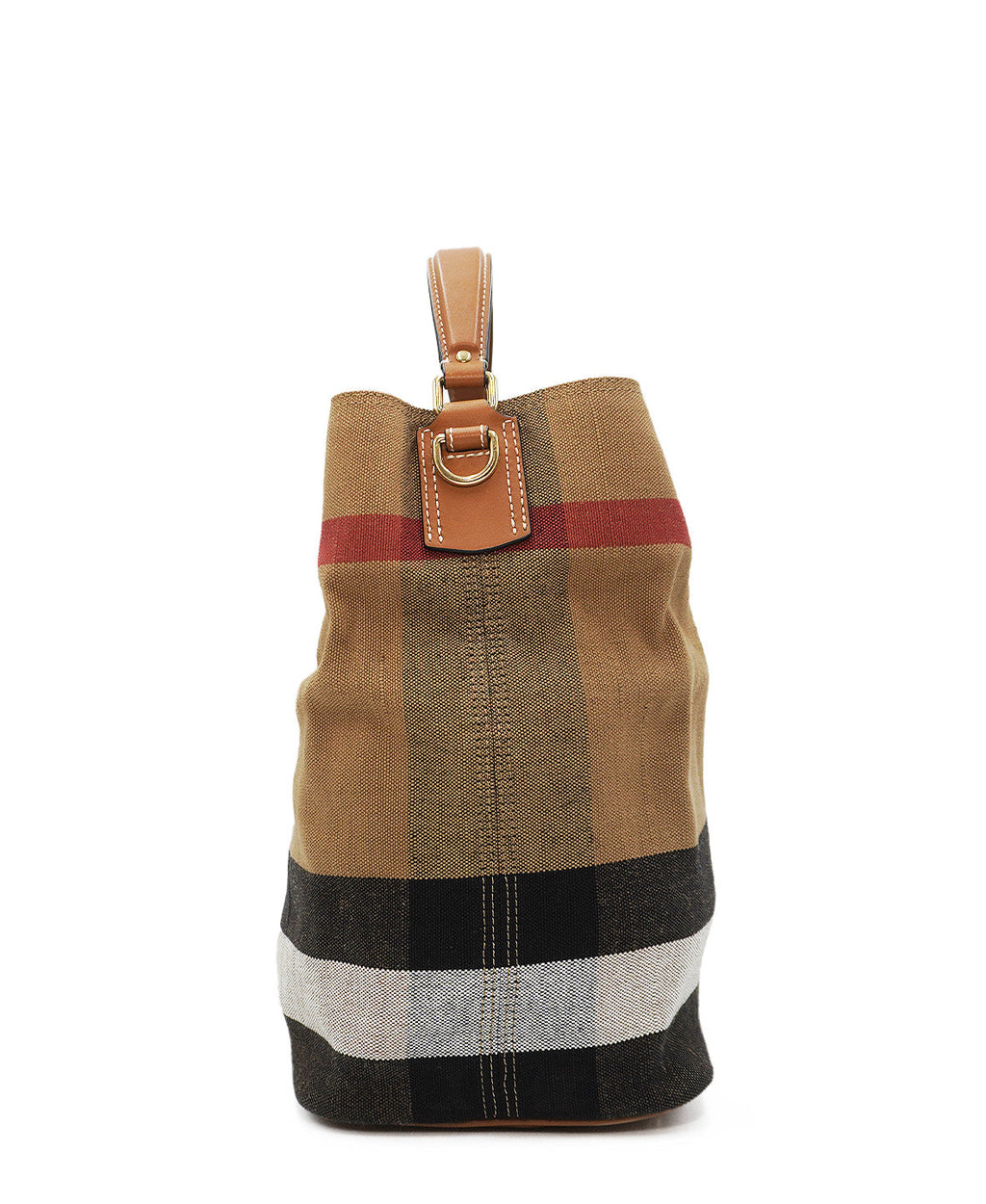 Medium Ashby Hobo Nova Check Canvas and Leather Multicolor