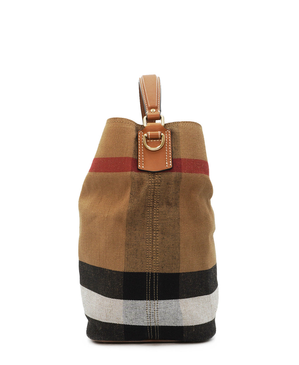 Medium Ashby Hobo Nova Check Canvas and Leather Multicolor
