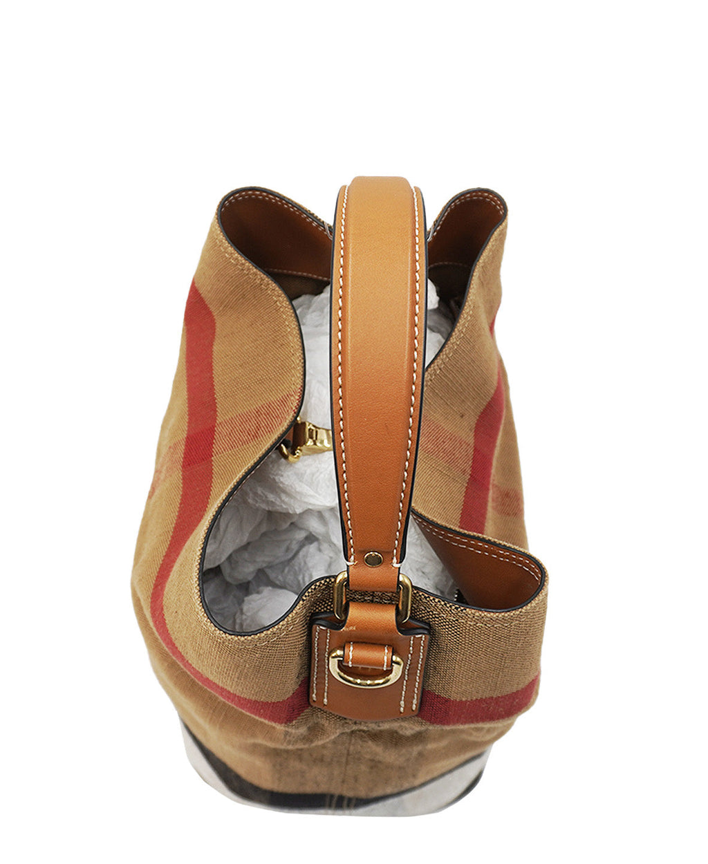 Medium Ashby Hobo Nova Check Canvas and Leather Multicolor