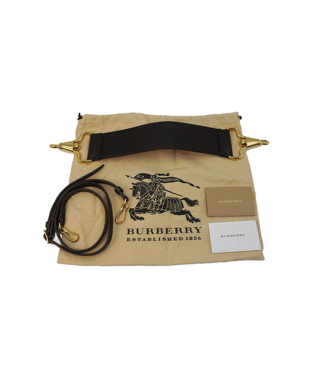 Medium Bridle Haymarket Check Coated Canvas and Leather Shoulder Bag Brown