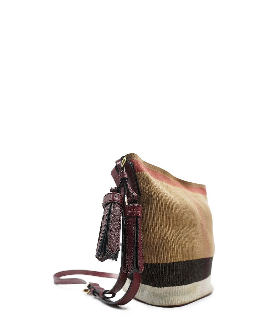 Small Ashby Handbag House Check Canvas Brown, Multicolor