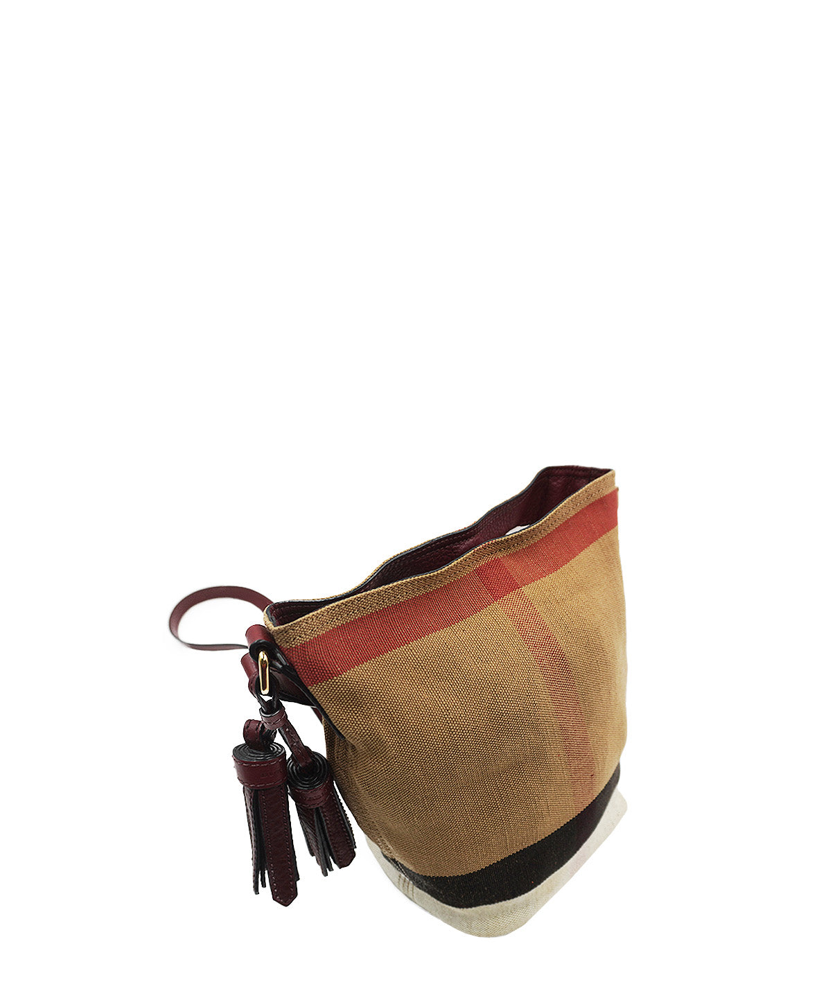 Small Ashby Handbag House Check Canvas Brown, Multicolor