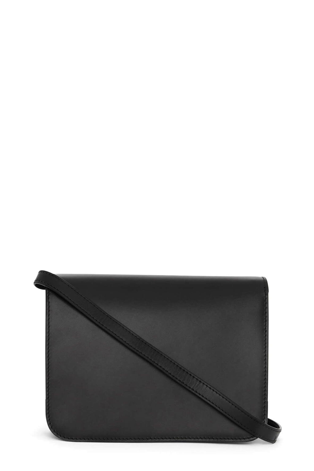 Small Leather TB Bag Black