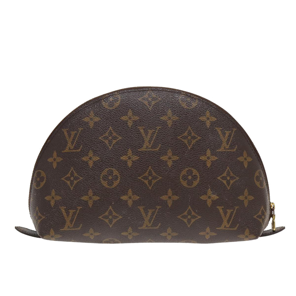 Louis Vuitton Monogram Trousse Demi Ronde Cosmetic Pouch