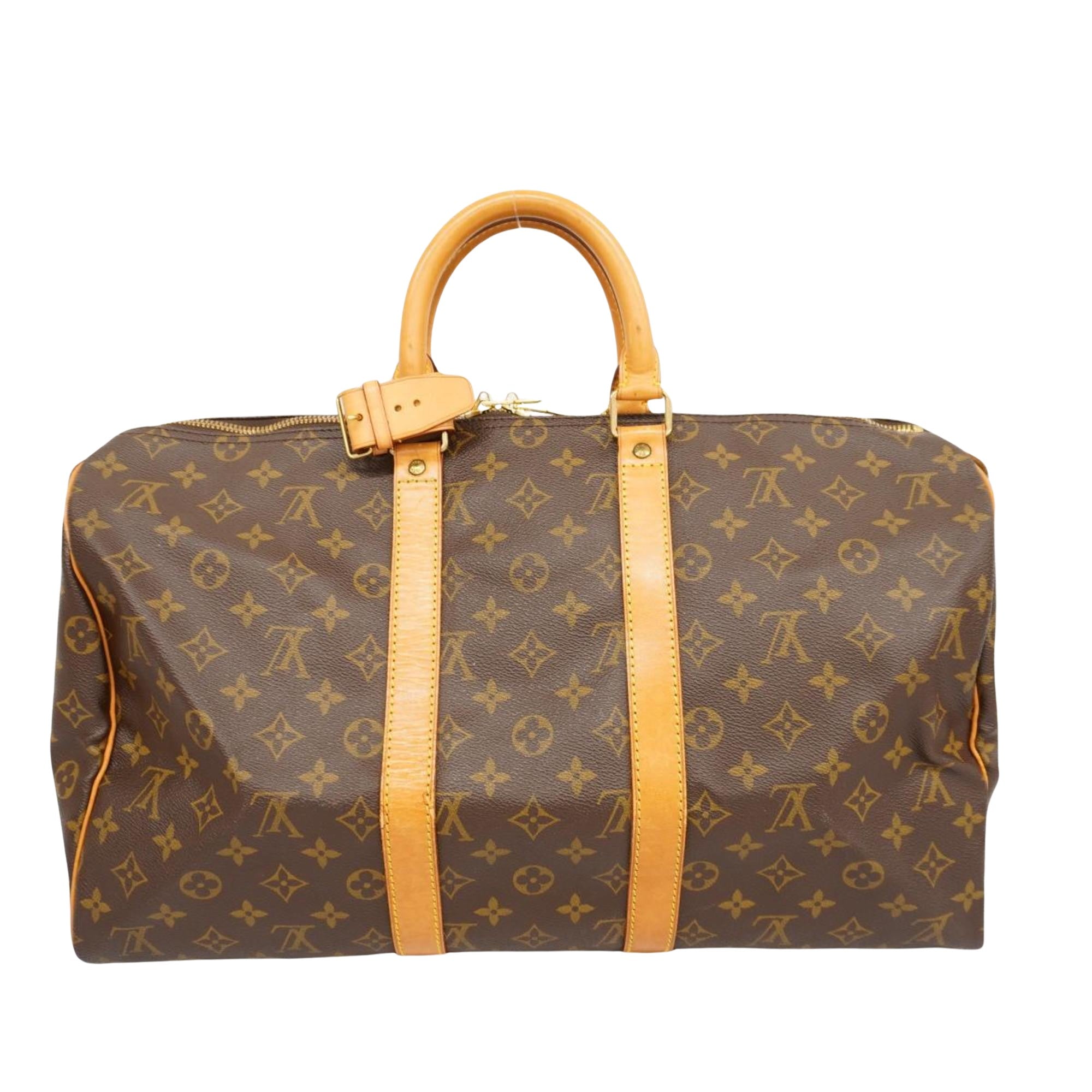 Louis Vuitton Keepall 45  Canvas Travel Bag ()