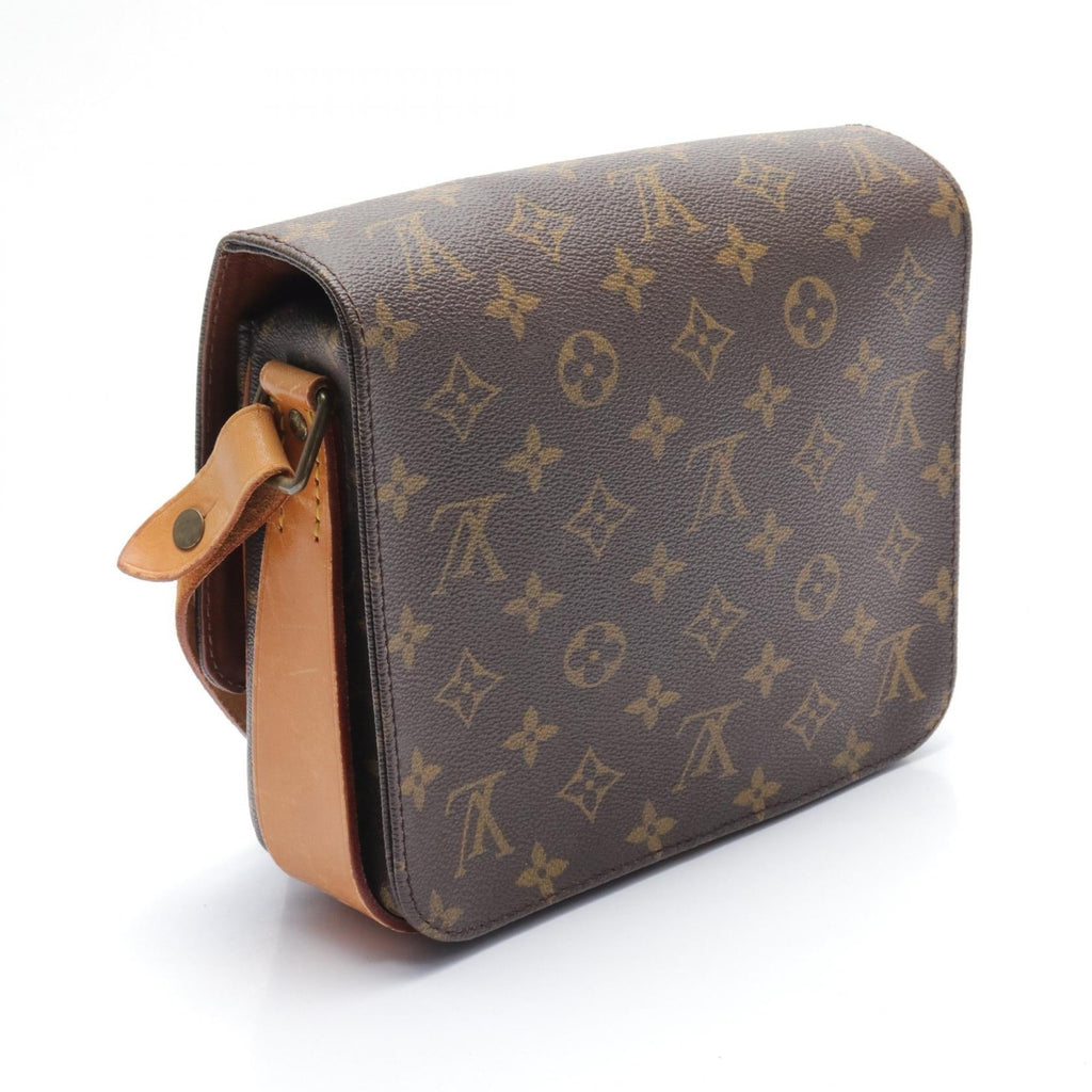 Louis Vuitton Monogram Cartouchiere MM  Canvas Shoulder Bag